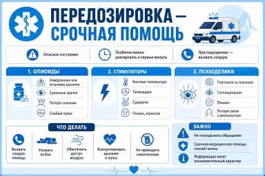 Помощь при передозировке в Мензелинске