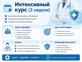 Реабилитация за 21 день в Мензелинске
